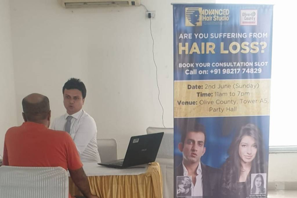 Hair Clinic in Ghaziabad | Hair Check at Olive County Society